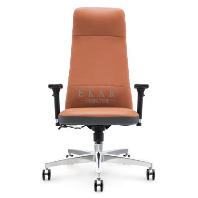 China Office Furniture Chair Office Chair Modern Rotating Ergonomic Comfortable Comfortable Leather (Height) for sale