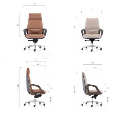 China Luxury Ergonomic Adjustable Chair Swivel (Height) Executive Office Chair Mid-Back for sale