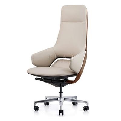 China Best Mid (Height) Adjustable Middle Director Computer Leather Executive Home Office Ergonomic Swivel Chair for sale