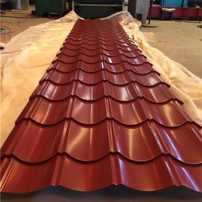 China Container Plate Colored Tile Steel Type Roofing Sheet With Cheapest Price for sale