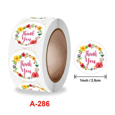 China Strong Stickiness 1 Inch Thank You For Your Order Label Thank You Decorative Stickers for sale