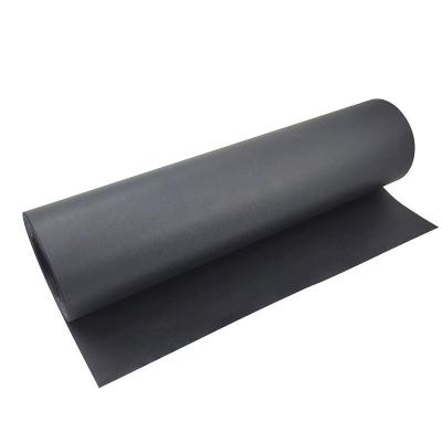 China Hot Sale Recyclable Black Kraft Paper Roll Handwork Art Flower Wrapping Paper for sale