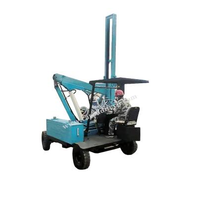 China Road Guardrail Pile Drive Post Ram Machine Pile Driver Drilling Installation for Construction Work for sale