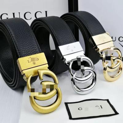 China Famous Brand Custom Designer Wholesale Fashion.Casual Genuine Double G Leather Belt Mens Womens Genuine Leather Belt.Casual Ratchet Leather Belt for sale