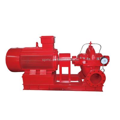 China Drinking water treatment XBD Split case fire pump with electric motor from china factory for fire fighting for sale