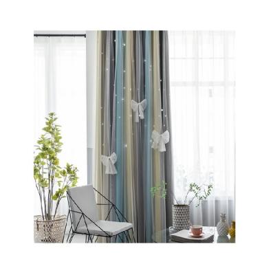 China Made of professional modern blackout curtain blackout factory high quality polyester European material and American style for sale