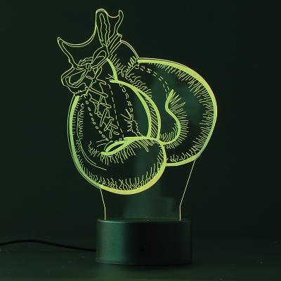 China Colorful Modern Wholesale Switch Acrylic Led Night Light for sale