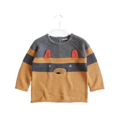 China Wholesale Anti-shrink Girl's Sweater Spring Autumn Little Girl Cotton Sweater Cartoon Knitted Sweater for sale