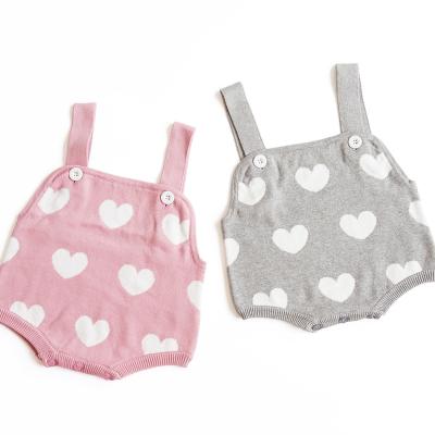 China Factory direct sale breathable baby clothes rompers newborn infant baby knitted infant clothes rompers for sale