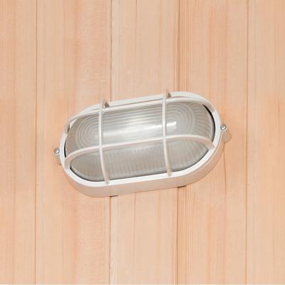 China Modern Waterproof Porcelain Sauna Lamp Wall Light For Sauna Room Glass Explosion Proof Lamp for sale