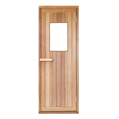 China Alphasauna Traditional Cedar Wood Sauna Door Western Red for sale