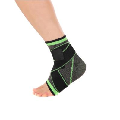 China Daily Life + Sports Hot Selling Adjustable Breathable Compression Ankle Support Brace For Running Walking for sale