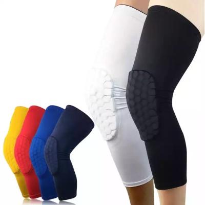 China Supply High Quality Elastic Sports Protective Basketball Knee Support Brace Knee Sleeve Compression Knee Sleeve for sale