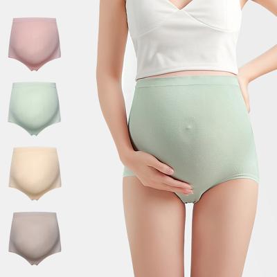 China High Waist Cotton Women Antibacterial Pregnancy Panties Under Bump Postpartum Briefs Maternity Underwear for sale