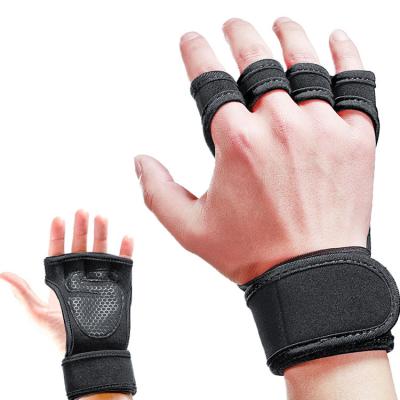 China Half Finger Fitness Glove Bodybuilding Workout Gym Training Lifting Gloves Durable Weight Lifting Gym for sale