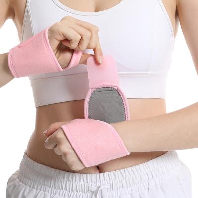 China Weightlifting Adjustable Breathable Sport Fitness Pain Relief Elasticity Wrist Support Wrist Compression Strap for sale