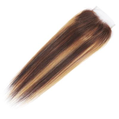 China P Color 4*4 Realistic Virgin Human Hair Wavy Block Realistic Black Wig Hair Extension 4*4 for sale