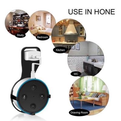 China ABS Outlet Wall Mount Home Stand Holder For Alexa Echo Dot Mini Round Speakers Accessories for sale