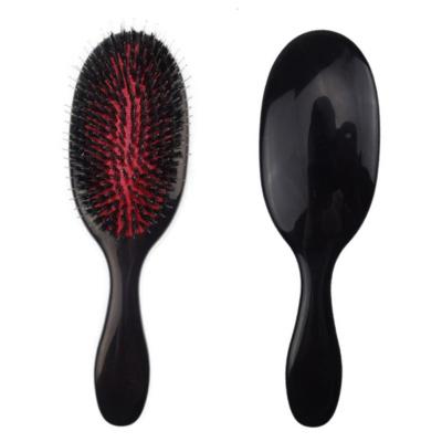 China Private Label Hair Brush Paddle Brush Massage Comb Boar Plastic Bristle Brushes Waterproof for sale