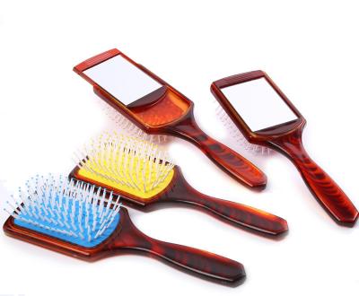 China Compact Classic Palette Hair Brushes With Removable Mirror for sale