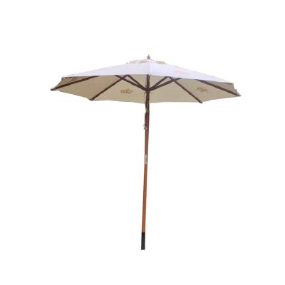 China 9 FT Enhanced Aluminum UV Protected Outdoor Umbrella with Auto Crank and Push Button Tilt Cantilever Patio Umbrella for sale