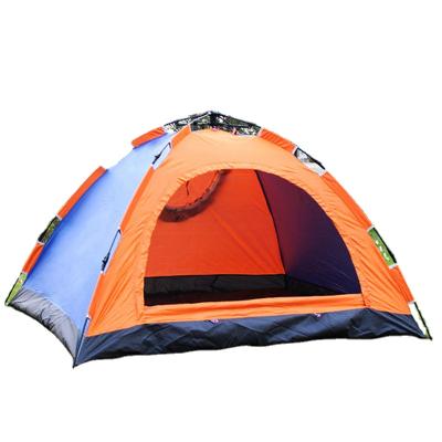 China stock tent single layer 2-3 person 1.25m camping tent automatic for sale