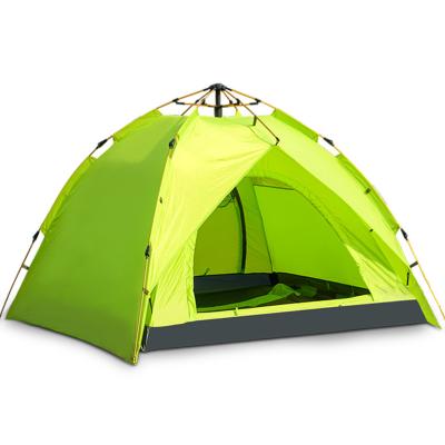 China Wholesaler portable Easy Up Automatic Open Folding 3-4 person cheap price stock camping tent for sale for sale