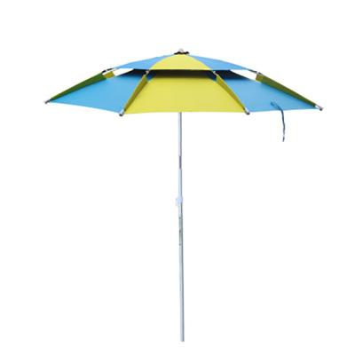 China 2.2m rotatable rainproof vinyl sunshade big size umbrella fishing umbrella outdoors for sale