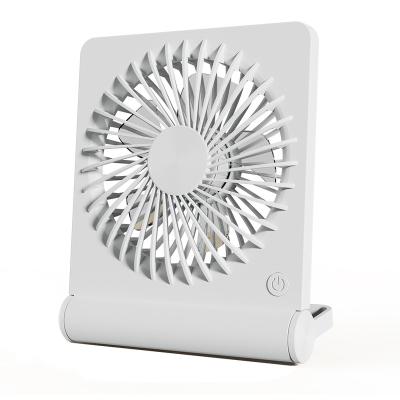 China 180Â ° Tilt Folding 2023 Portable Rechargeable 2000mAh 180 Degrees Tilt Personal Table Folding Desktop Fan for sale