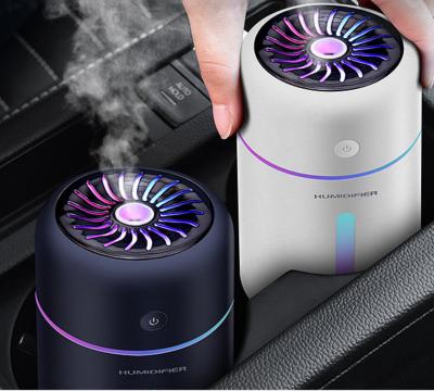 China Portable USB Mini Car Aroma Diffuser Colorful LED Night Light Humidifier with Colorful Led Atmosphere Light for sale