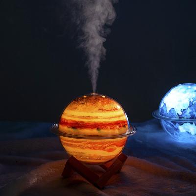 China 2 Speed ​​Spray USB 3D Galaxy Planet Earth Jupiter Colorful Night Light Air Humidifier New For Kids Children for sale