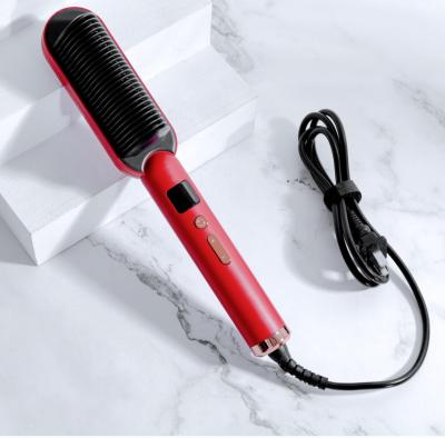 China Straightener and Hair Curler 2 in 1 High Quality Safety Crimper Electric Ceramic Heating Hair Curling Iron Curly Hair Curler for sale