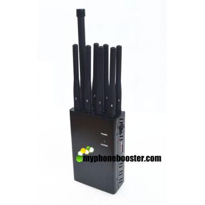 China SA-008P 8-BAND CDMA 2G 3G 4G WIMAX GPS L1 L2 LOJACK WIFI 2.4GHZ Jammer, Cell Phone Signal Blocker for sale