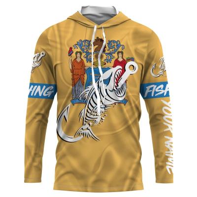 China Quick Dry Fishing Tank Top Anti Sun Protection Sublimation Long Sleeve Fish Shirts Hoody UV Wear Custom Antibacterial Fishing for sale