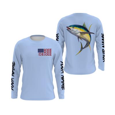 China Antibacterial Spandex Mens Polyester Wicking Moisture Protection UPF 50+ Sun Sleeve Rash Mesh Uv Sun Shirts Long Guard Fishing Shirts for sale