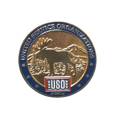 China Wholesale Cheap American Antique Gold 3D Challenge Coins Custom From America China Manufacturers for sale