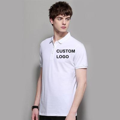 China Anti-pilling Men's Hot Selling Polo Camiseta Polo Shirt For Golf Uniforms Solid Color Polo Shirts Custom Logo Design Polyester for sale