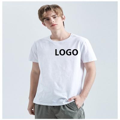 China OEM Breathable Custom Wholesale High Quality Basic 100%cotton Short Sleeve Tops Plain White Mens T-shirt T-Shirts for sale