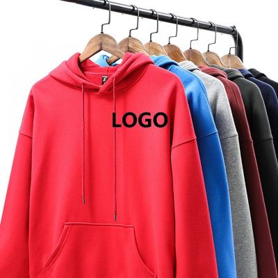 China Wholesale Warm Embroidery Hoody Pullover Streatwear Men Anti-wrinkle Fashion Cotton Polyester Heavy Polyester Hoodies Sweatshirt for sale