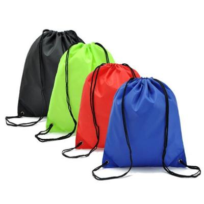 China Customized logo printed drawstring bag for sale