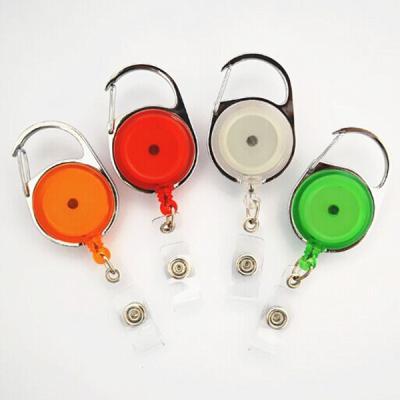 China retractable badge holder pull reel for sale