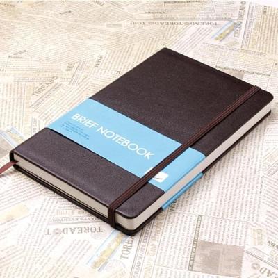 China PU leather notebook with paper sleeve for sale