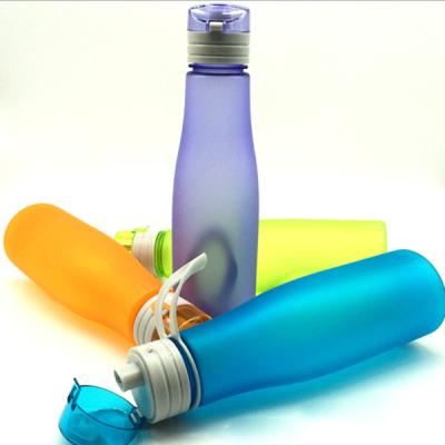 China colorful plastic water bottle for sale