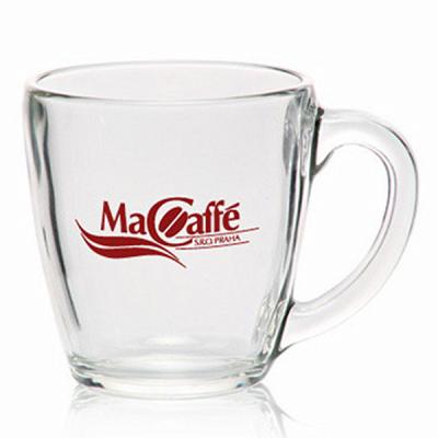 China Customized high clear glass coffee cup for sale