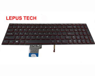 China New original USA English keyboard for LENOVO Y50 Y50-70 red backlit keyboard Y50-70 for sale