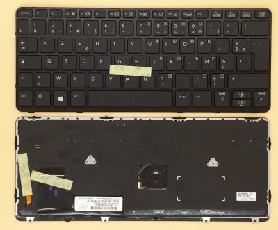 China New Original FR French Keyboard For HP 820 G1 820 G2 Backlit With Black Frame Keyboard 820 G1 820 G2 for sale