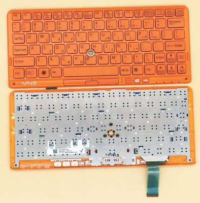 China New Original GK USA Greek UK Keyboard For SONY P11 P119 P119JC P118 P115 Orange Color Keyboard P11 P119 P119JC P118 P115 for sale