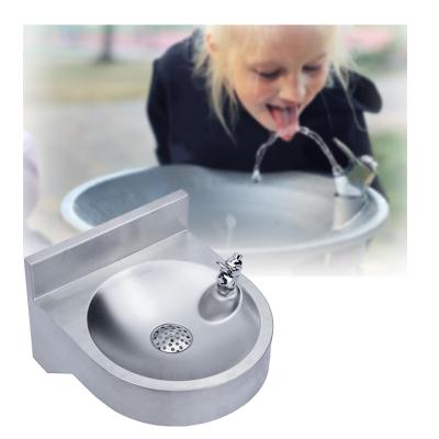 China Public Places 304 Stainless Steel Wall Mounted Public Drinking Water Fountain for sale