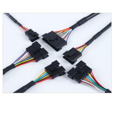 China Customized JST SM2.54mm 2/3/4/5/ 6Pin Pitch 6Pin Connector Wire Harness Cable Wire Electronic Housing Male Terminal Harness Set for sale