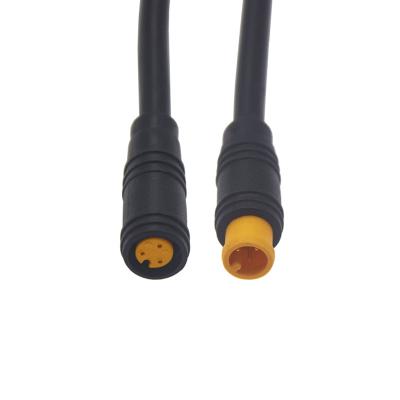 China Power 2 3 4 5 6 Pins M6 IP68 Waterproof Connector M6 Cable For E-bike Outdoor Light Electrics Car Solar Panel LED for sale